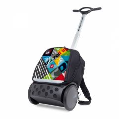 Cutii arhivare, alonje Tombow Nikidom, Troler scolar NIKIDOM Roller Up XL - Reef + Cadou 10 caiete A4 - vectordirect.ro