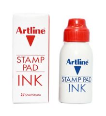 Cutii arhivare, alonje Djois Probeco Artline Leitz, Tus ARTLINE, pentru stampile, 50ml - rosu - vectordirect.ro