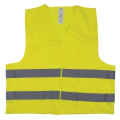 Donau Safety, Vesta reflectorizanta DONAU, 100% polyester, cu arici, marimea XL - galbena - vectordirect.ro