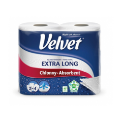 Cutii arhivare, alonje Maul Chemia Iternet Velvet, Rola prosop bucatarie hartie alba, 2 straturi, 90 portii, 2 role/set, VELVET Extra Long - vectordirect.ro