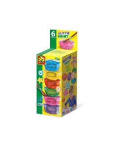 Set acuarele pasta glitter (6 x 45ml)