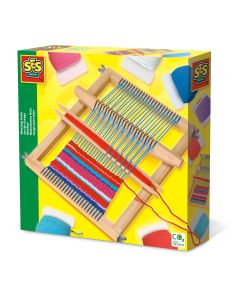 Razboi de tesut de jucarie cu accesorii si fire colorate