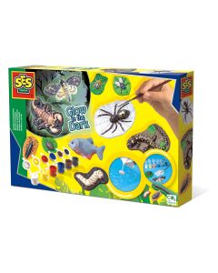 Set de lucru manual pentru copii cu animale fluorescente