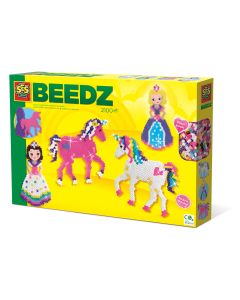 Set creativ copii Beedz - Margele de calcat cu unicorni si printese