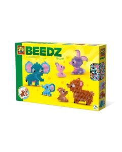 Set creativ copii - Margele de calcat cu Animale Zoo Beedz