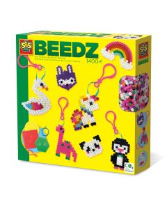 Set creativ - Brelocuri din margele de calcat Beedz