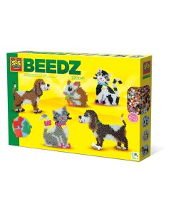 Set creativ copii - Margele de calcat cu Animale Beedz