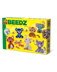 Set creativ Beedz - Margele de calcat Funpins animale