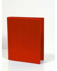 Caiet mecanic 2 inele - D25mm, coperti carton plastifiat PVC, A5, AURORA - rosu