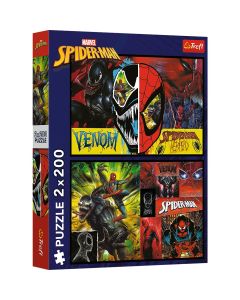 PUZZLE TREFL 2X200 SPIDER MAN ZI SI NOAPTE