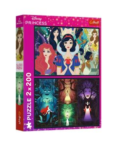 PUZZLE TREFL 2X200 DISNEY FRUMOASELE PRINTESE