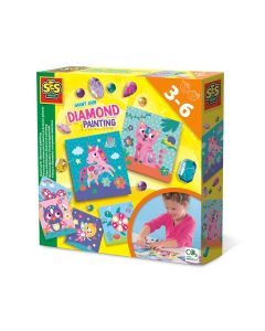 Set creativ pentru copii cu diamante autocolante