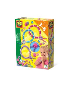 Set creativ - Creez bratari cu diferite forme de margele