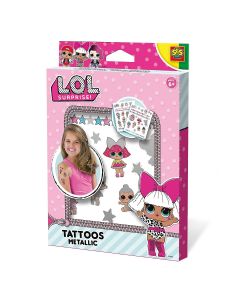 Set L.O.L. de tatuaje stralucitoare pentru copii