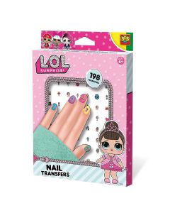 Set manichiura copii L.O.L. cu folii decorative de unghii