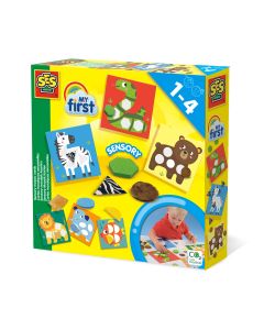 Set creativ copii cu animale si forme senzoriale