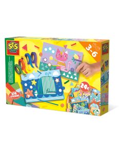 Set creativ copii - Invat sa lipesc si sa recunosc forme