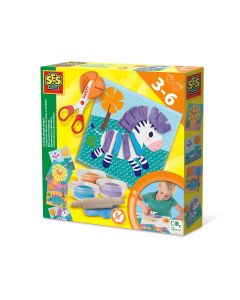 Set creativ - Decupeza si creeaza animale din plastilina