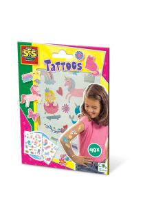 Set de tatuaje pentru copii cu personaje din basme