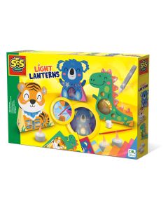 Set creativ pentru copii de felinare in forma de animale