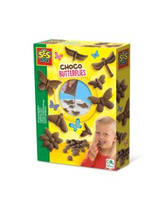Set pentru copii de facut ciocolata cu forme de fluturi