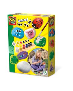 Set creativ copii - Picteaza pietre