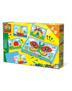 Set creativ de jucarie mozaic - Jucarie Tabla mozaic cu carduri