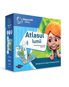 Pachet Raspundel Istetel, creion si carte Atlasul lumii