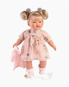 Papusa Llorens, Aitana, cu codite blone, cu sunete, 33 cm EK33152