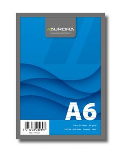 Blocnotes capsat, A6, 100 file - 60g/mp, microperforatii, AURORA Office - dictando