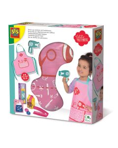 Costum de coafeza de jucarie cu accesorii pentru copii