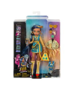 MONSTER HIGH PAPUSA CLEO DENILE CU ANIMALUT SI ACCESORII