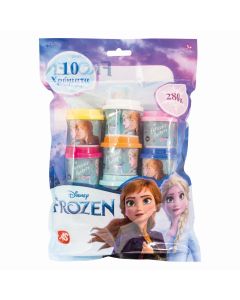 10 BORCANASE DE PLASTILINA FROZEN IN PUNGA DE PLASTIC