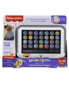 FISHER PRICE LAUGH LEARN TABLETA SMART CU 3 NIVELURI DE DEZVOLTARE LIMBA ROMANA