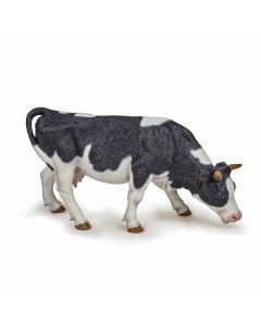 PAPO FIGURINA VACA ALB CU NEGRU