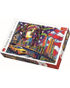 PUZZLE TREFL 1000 NEW YORK IN CULORI