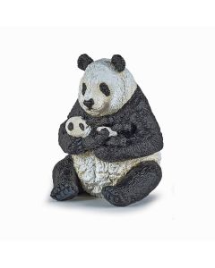 PAPO FIGURINA URS PANDA SEZAND CU PUI IN BRATE