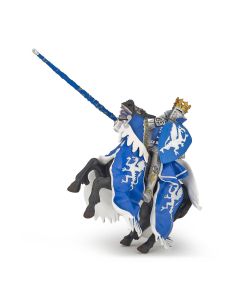 PAPO FIGURINA CALUL REGELUI CU BLAZON DRAGON ALBASTRU
