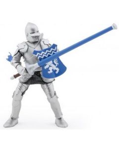 PAPO FIGURINA CAVALER CU SULITA SI SCUT ALBASTRU
