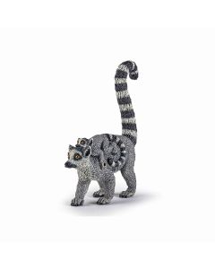 PAPO FIGURINA LEMUR CU PUI