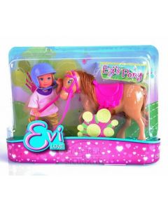 SET PAPUSICA EVI CU CALUT MARO DESCHIS