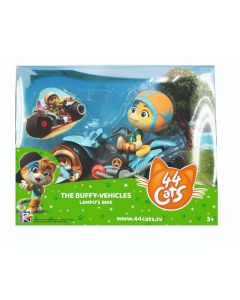 44 DE PISICI SET FIGURINA LAMPO CU MOTOCILETA