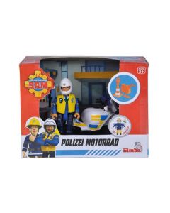 SAM POLICE MOTOCICLETA FIGURINA