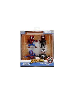 JADA MARVEL SPIDER MAN SET 4 FIGURINE METALICE 6.5CM
