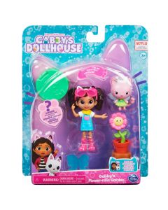 GABBYS DOLLHOUSE SET PAPUSA 9.7CM CU PISICUTA GRADINA LUI GABBY