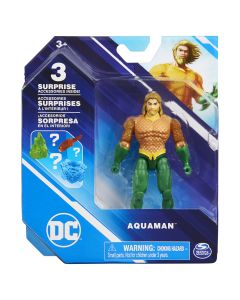 FIGURINA AQUAMAN 10CM FLEXIBILA CU ACCESORII
