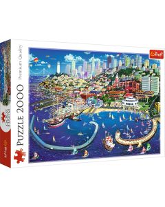 PUZZLE TREFL 2000 GOLFUL SAN FRANCISCO
