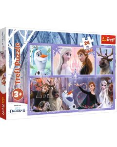 PUZZLE TREFL 24 MAXI FROZEN2 O LUME MAGICA