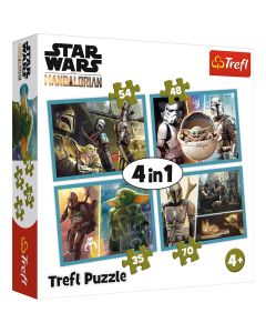 PUZZLE 4IN1 MANDALORIAN SI LUMEA LUI