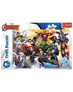 PUZZLE TREFL 100 MARVEL AVENGERS PUTEREA RAZBUNATORILOR